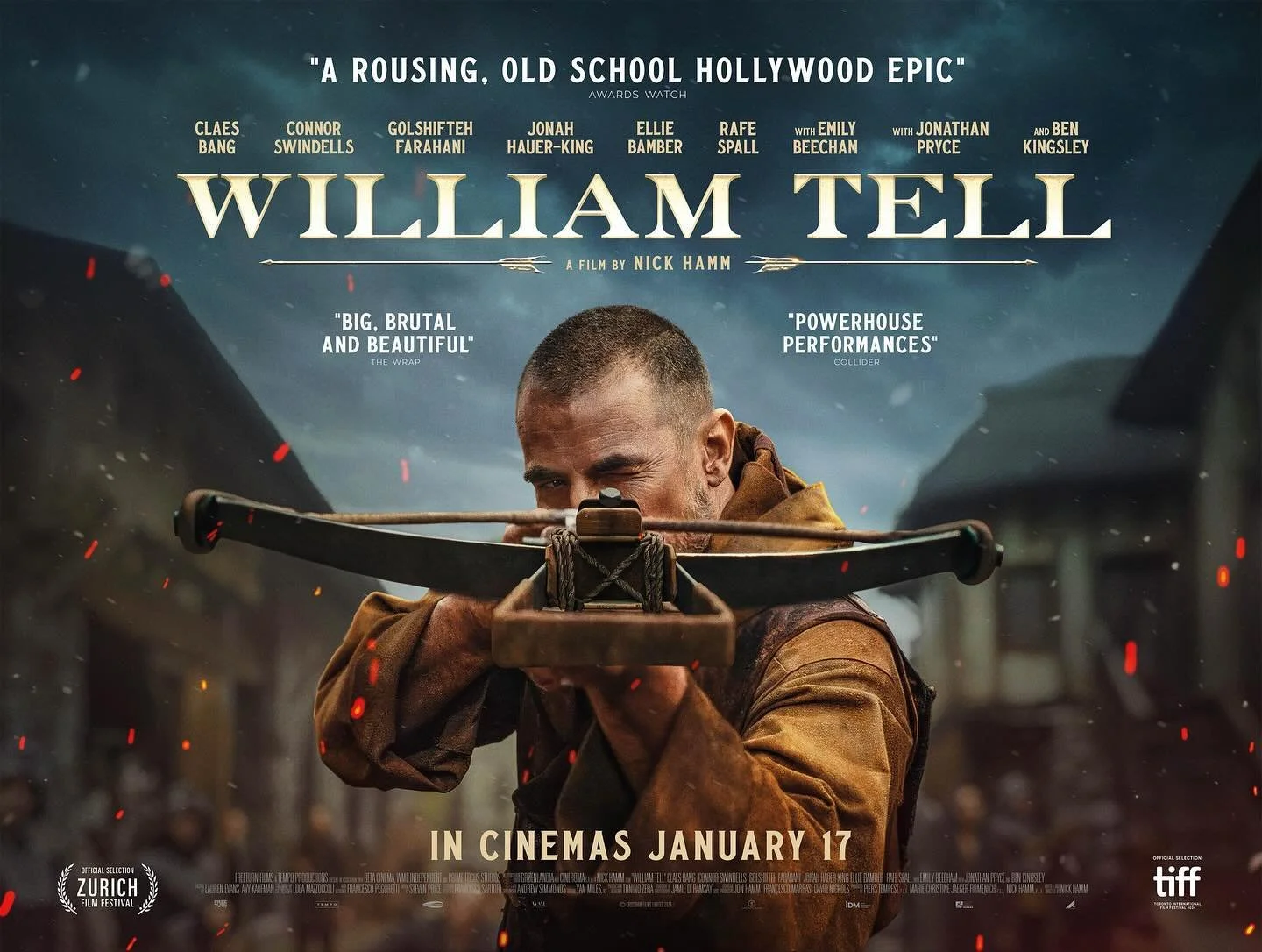 Thrilled to share the two official release posters for WILLIAM TELL. 

In cinemas across the UK &amp; Ireland from January 17th! 

@altitudefilmuk 
@tempo_productions 
@officialnickhamm