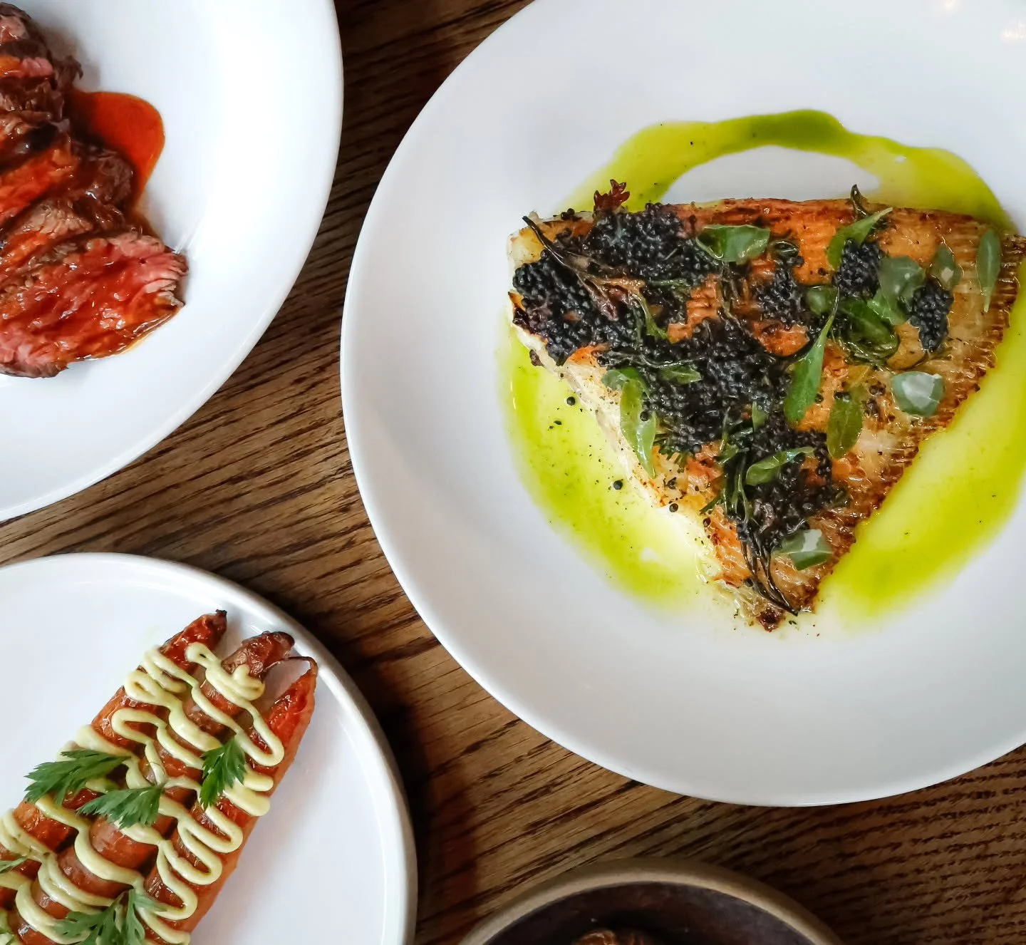 Friday &amp; Saturday Lunch - Served from 12:00 pm &ndash; 1:45 pm

Join us for a relaxed lunchtime experience &mdash; the perfect chance to sample our cuisine, sip a glass of wine or a cocktail, and ease into the weekend in style.

Please note, our 