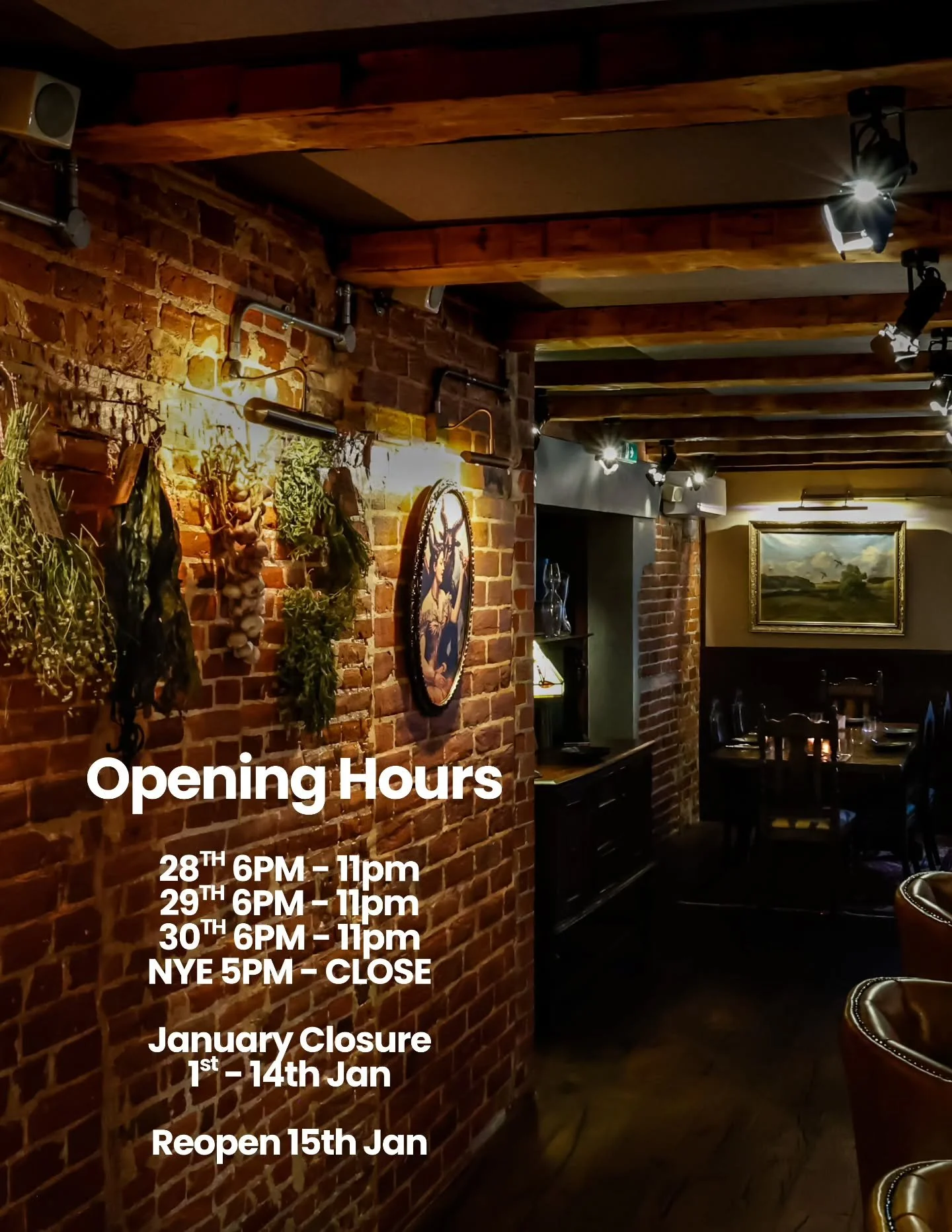 Our updated opening hours in the lead up to NYE and January.

Thanks again to all our customers who have visited over the festive period. 

If you need to satisfy your Brix fix, we have availability over the next few days - pop to our website to make