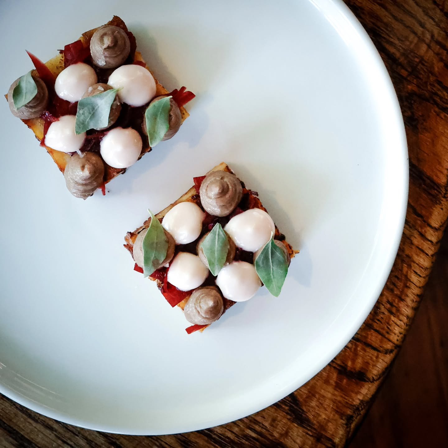 Brix Dish of the Year?

Steve's marmite and beef fat bread pudding, pickled shallots with chicken liver parfait, lime pickle emulsion and saltbush was a thing of delicious, decadent beauty.

Diners who ordered this dish could not stop talking about i