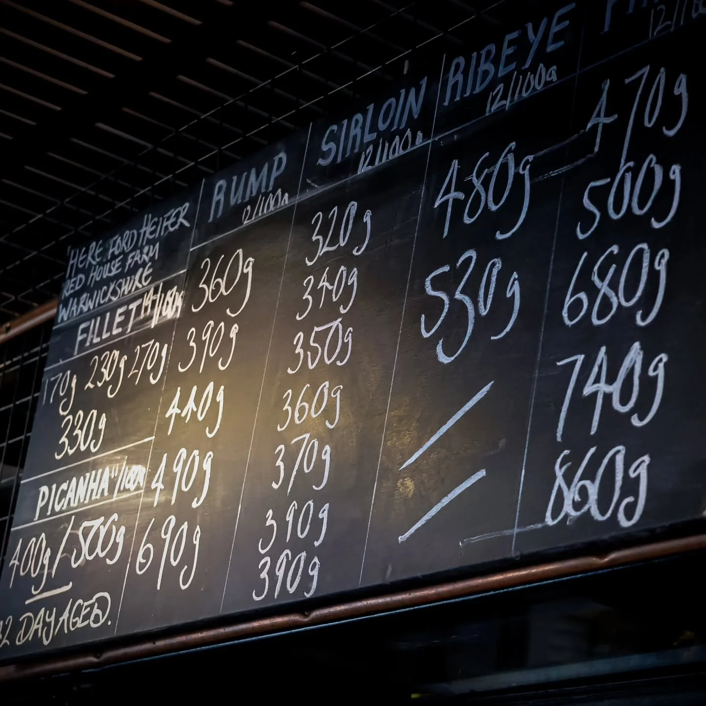 We have some spaces for walk-ins and reservations this Friday evening. 

New dishes on the menu - Piper's @blythburghpork dish, Joe's incredibly delicious aged beef Thai larb and of course, loads of amazing cuts of dry-aged steak! 

Visit the website