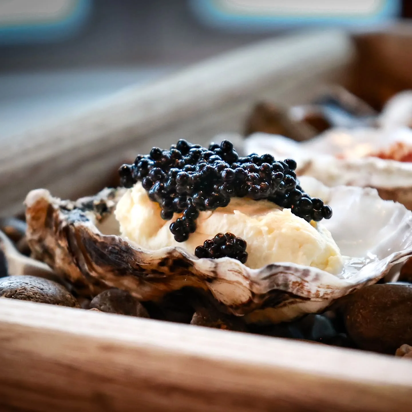 We source our oysters from the incredible @pinneysoforford - in our opinion they are the very best locally sourced oysters we can offer on our a la carte menu.

Our trio of oysters are currently garnished with a horseradish crema and caviar, mushroom