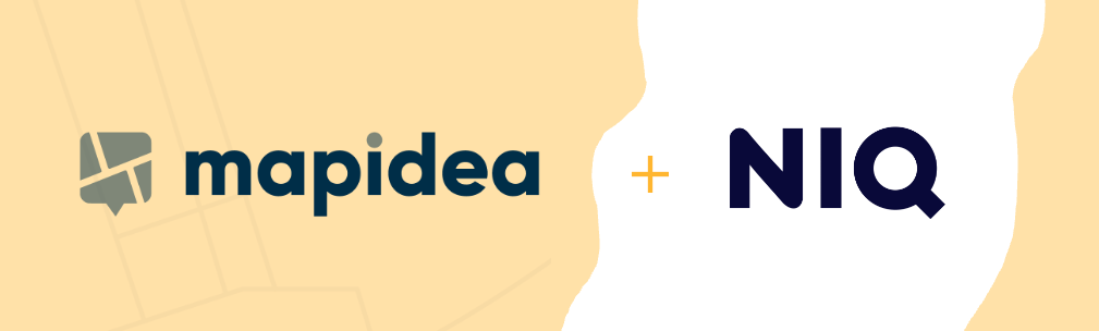 Mapidea Location Analytics Blog - NielsenIQ and Mapidea collaboration announcement