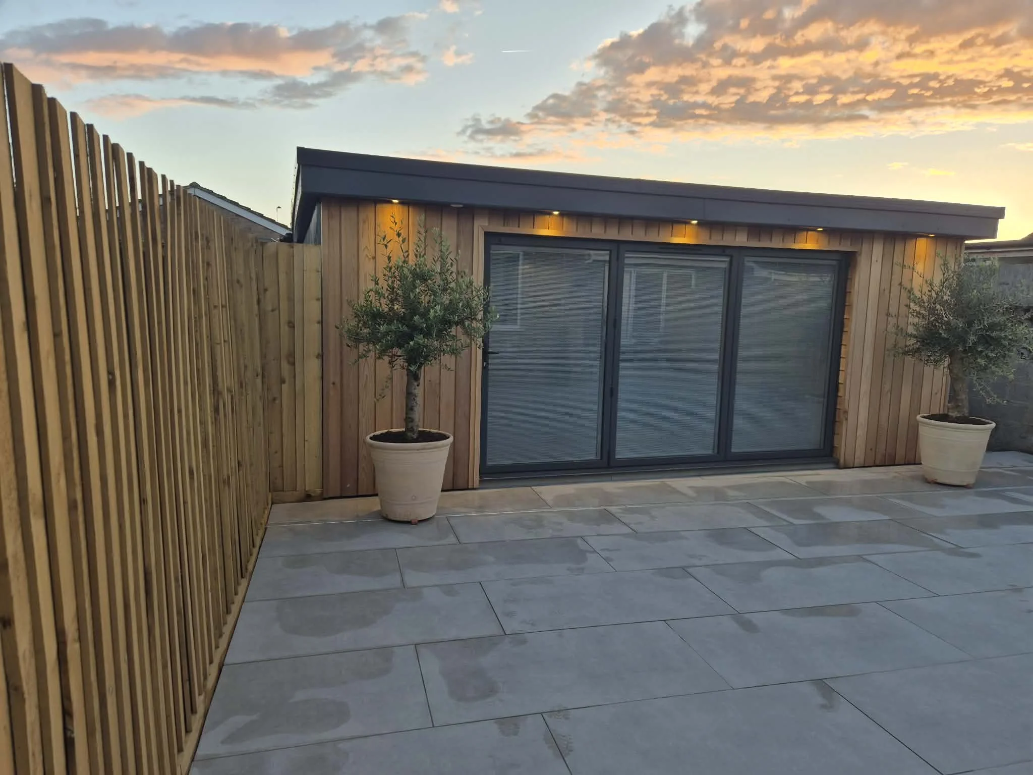 Garden Room and Patio Installation by TWL Groundworks Ltd