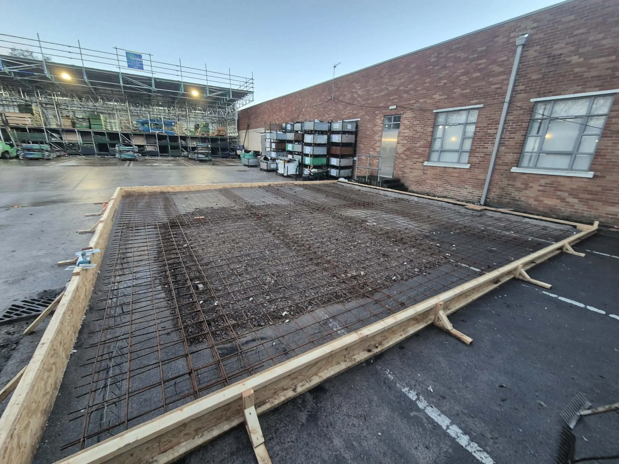re-inforced foundation concrete platform.JPG