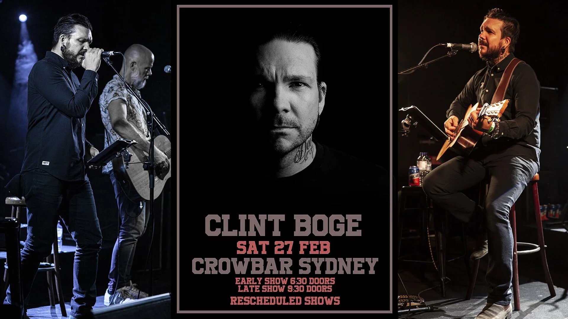 Pictured: Clint Boge + Glenn Esmond  - THE BUTTERFLY EFFECT Venue: The Crowbar, Sydney - 27 Feb. 2021 Live Photographer: Jimmy Wah - Sense Music Media