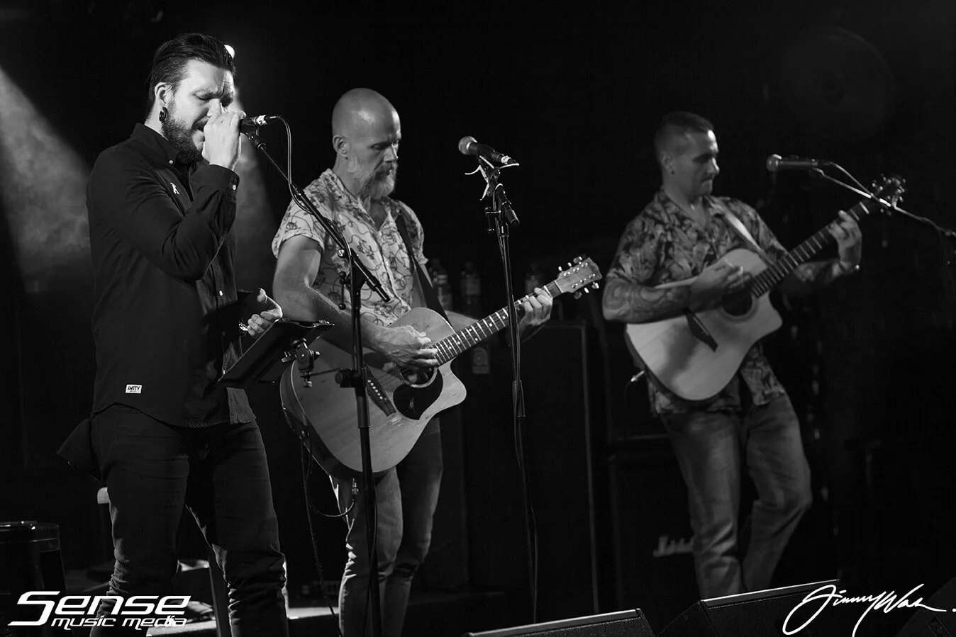 Pictured: Clint Boge, Glenn Esmond + Tyren Hones Venue: Crowbar Sydney - 27 Feb. 2021 Photographer: Jimmy Wah