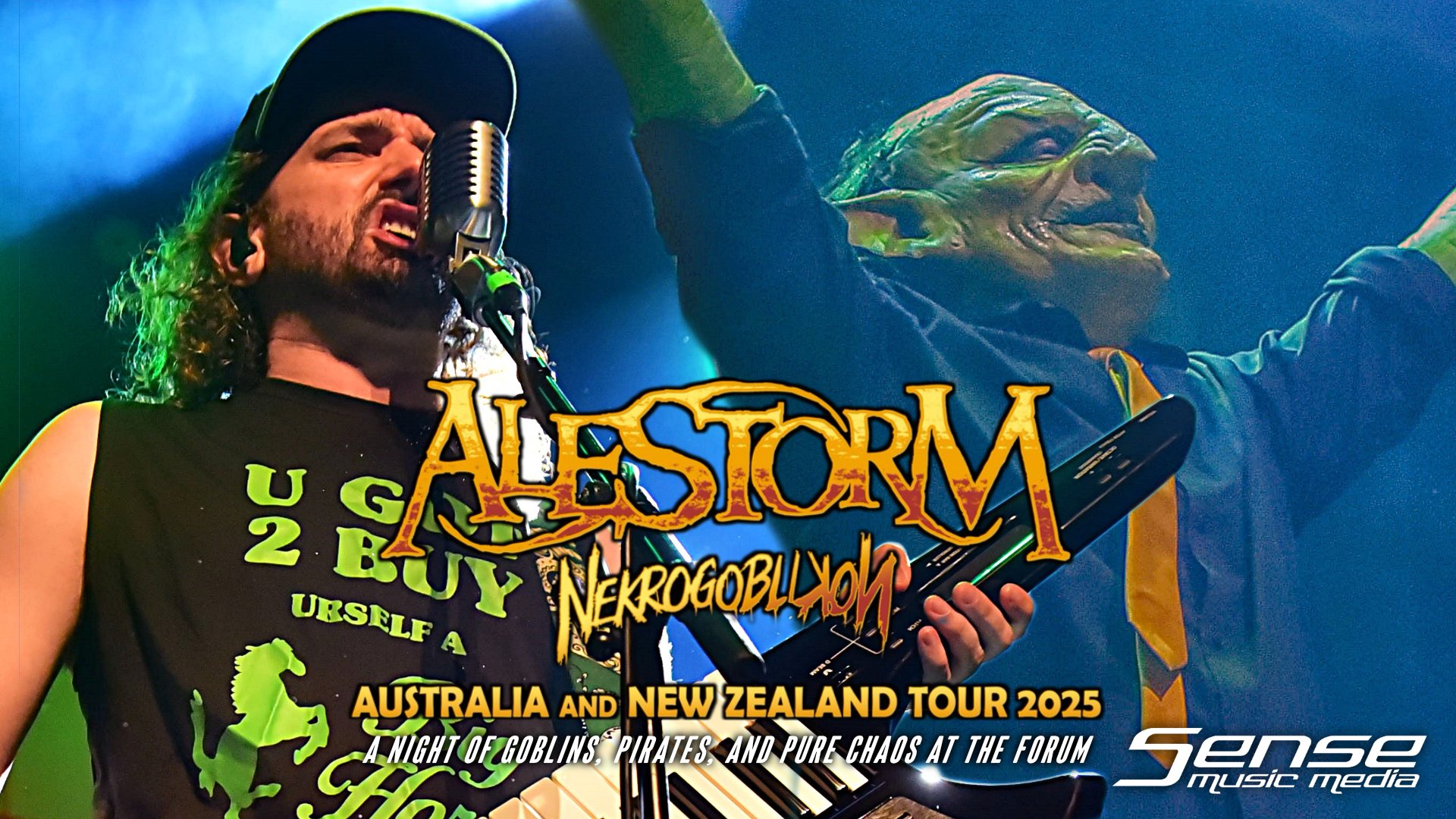 Review: ALESTORM and NEKROGOBLIKON - Live in Melbourne