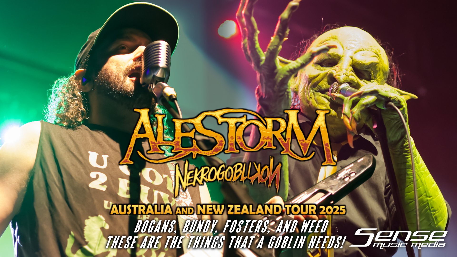 Review: ALESTORM and NEKROGOBLIKON - Live in Brisbane