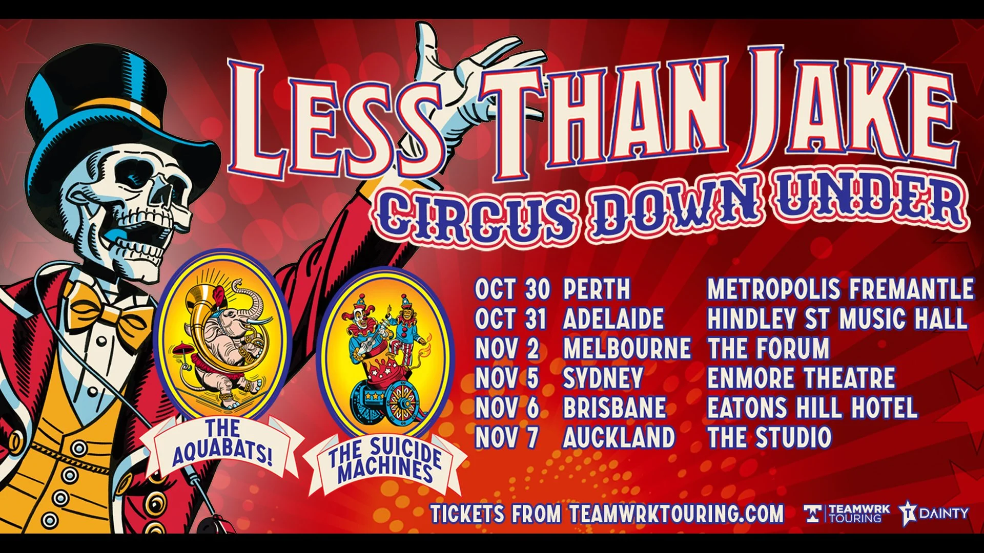 Live &amp; Loud: LESS THAN JAKE Announce Australia/NZ Tour!