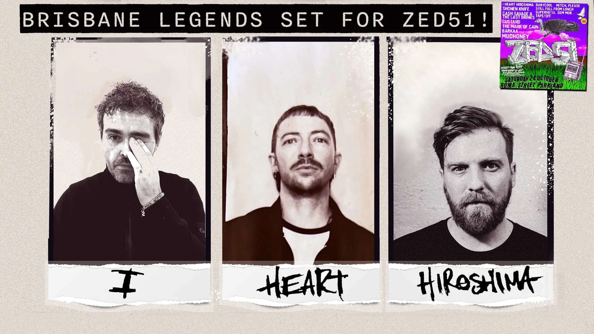 I HEART HIROSHIMA - Brisbane Legends Set For ZED51!