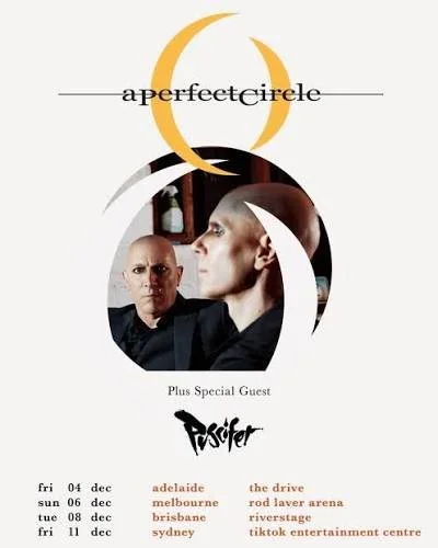a perfect circle puscifer australian tour 2026 brisbane sydney melbourne adelaide