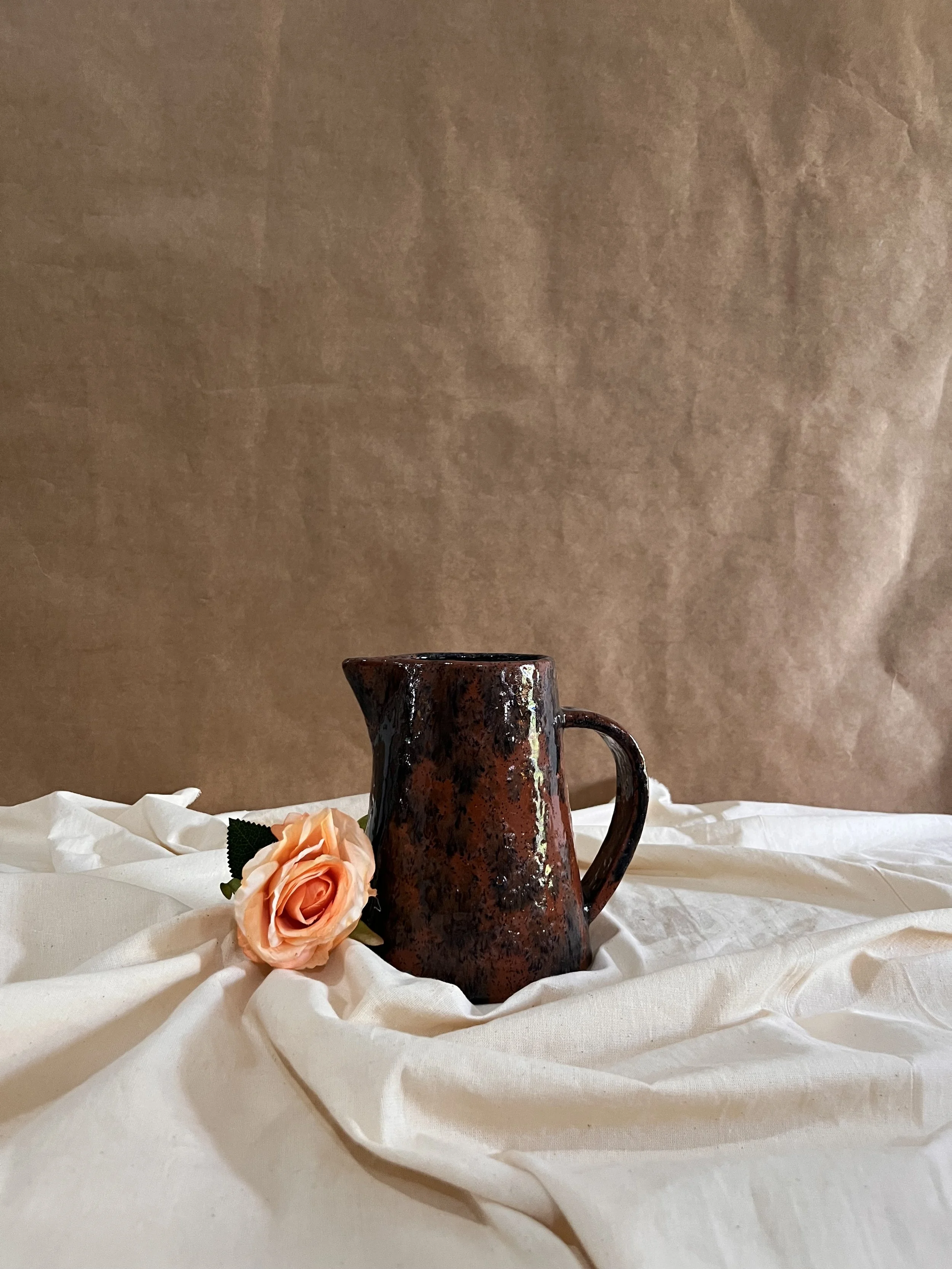 Carafe Cosmos Marron Glacé