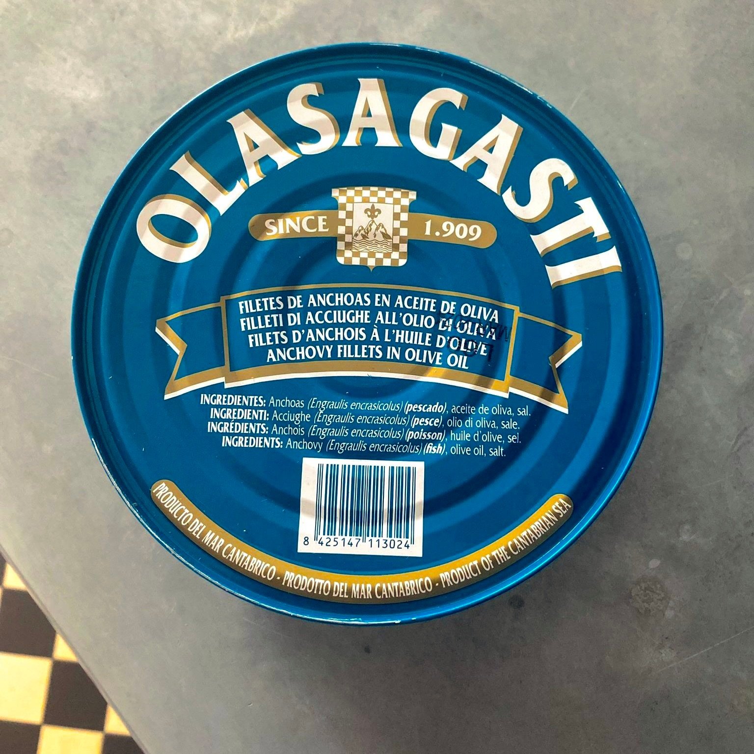 Olasagasti, Cantabrian anchovies