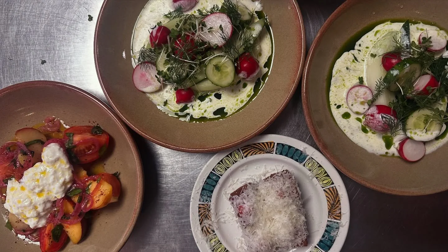 Thank you to everyone who joined us last week. We had such a lush week welcoming you all to the space.  These plates just flew off the pass — and we’re so thrilled to have them back on the menu this week! Come hungry. 😋
🥒 Cucumber &