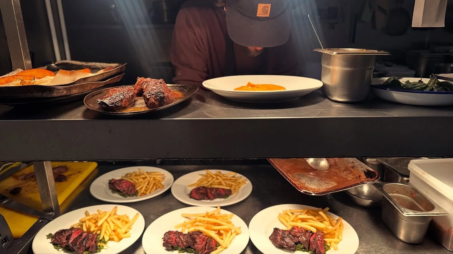 A few bits from the pass of last night’s dinner service, with our one and only @matt_klose_  and can we stress, his menu for this week is absolute 🔥🔥🔥
Tonight and tomorrow, we’re serving you the cosiest sharing main: Chicken, Leek &am