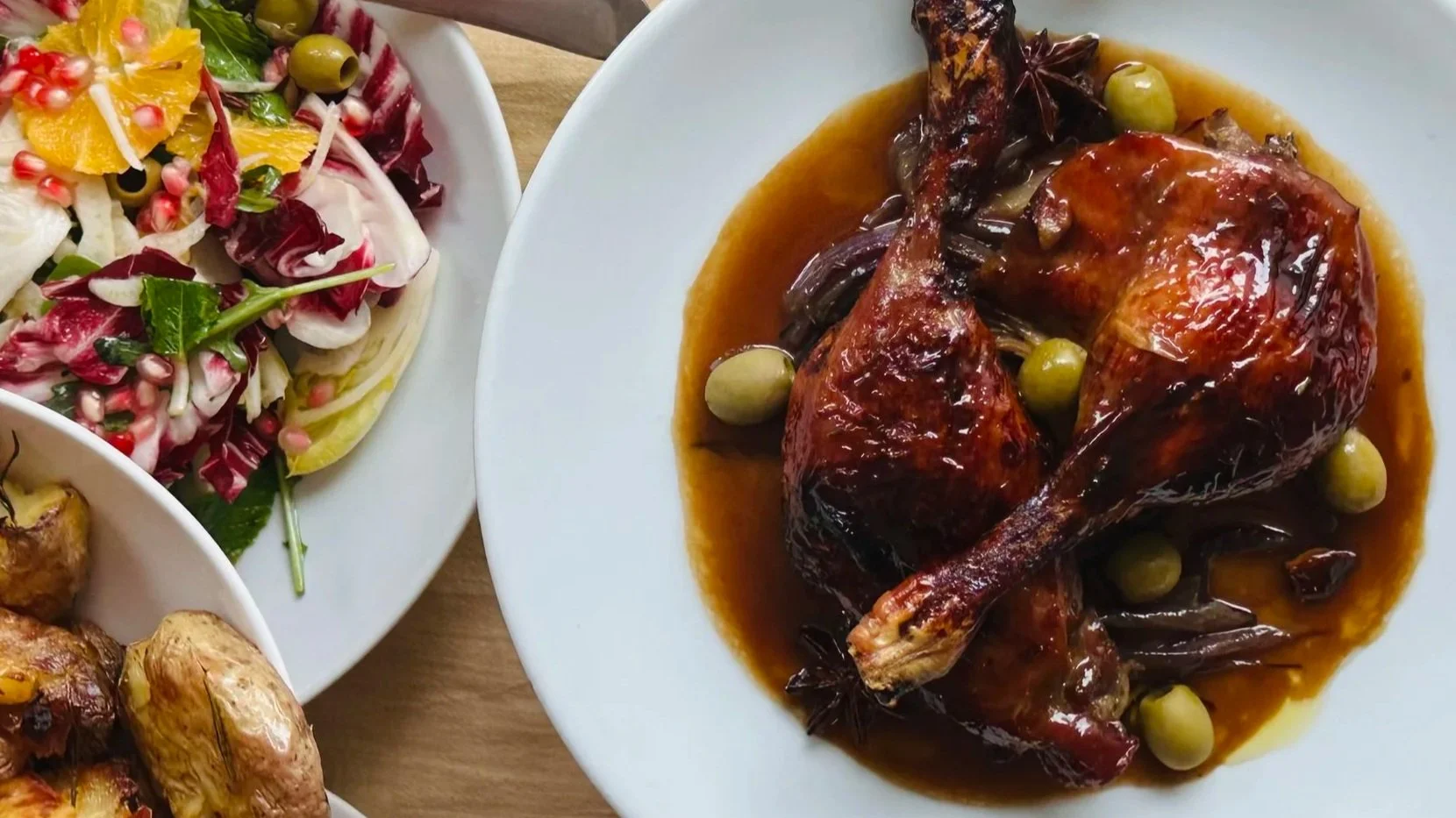 Klose and Soan Catering Festive Feast plated image