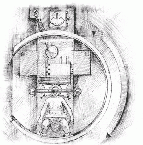 APPARATUS FOR FACILITATING THE BIRTH OF A CHILD BY CENTRIFUGAL FORCE