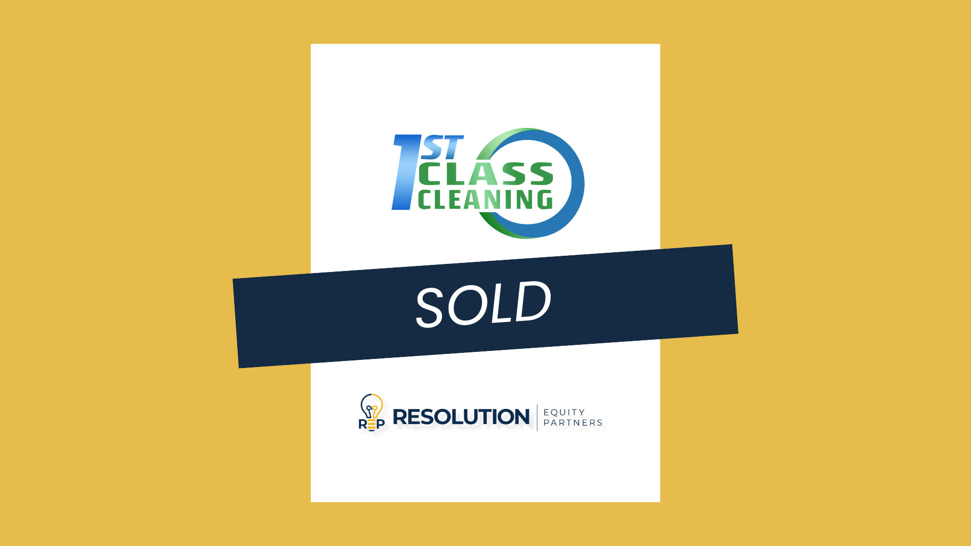 A 1st Class Match: Sale of 1st Class Cleaning