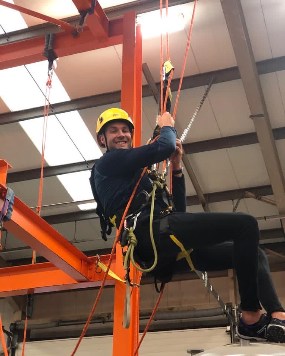One of this weeks delegates completing his Rope Access course. #ropes#ropeacesstechnician#ropeaccess#ropeacesslife#ropeacesstraining