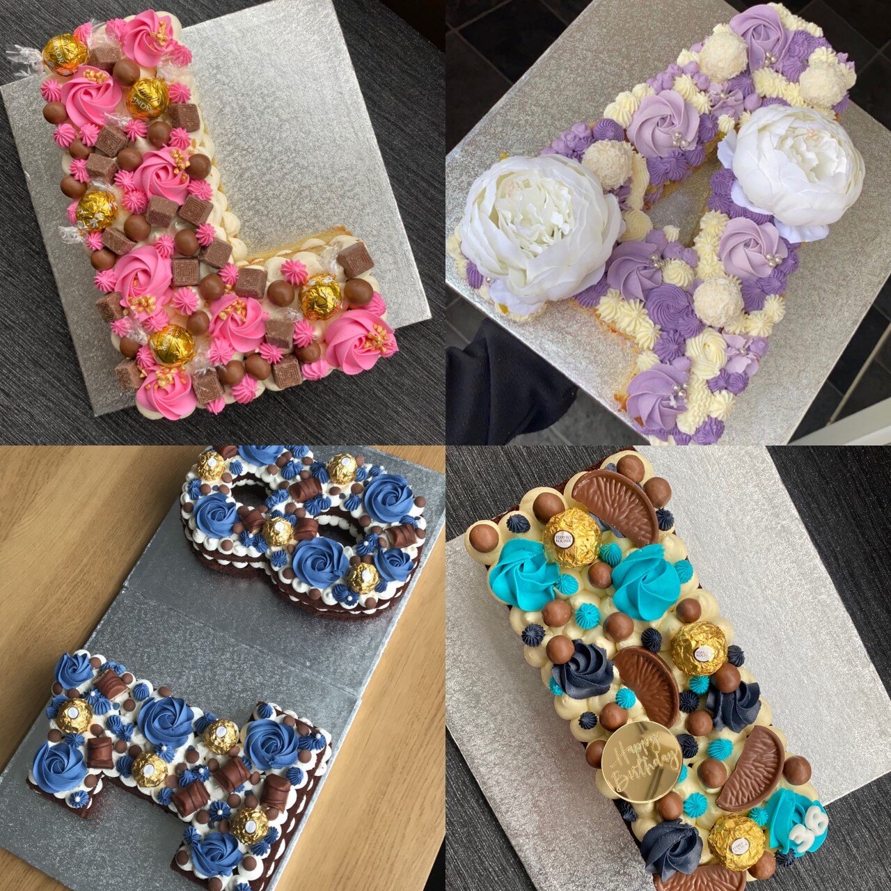 Letter/Number Cakes - Serves 20