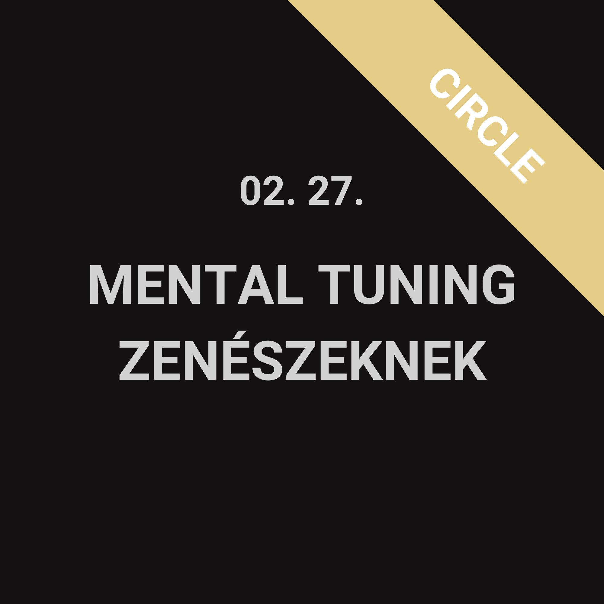 Mental Tuning Zenészeknek