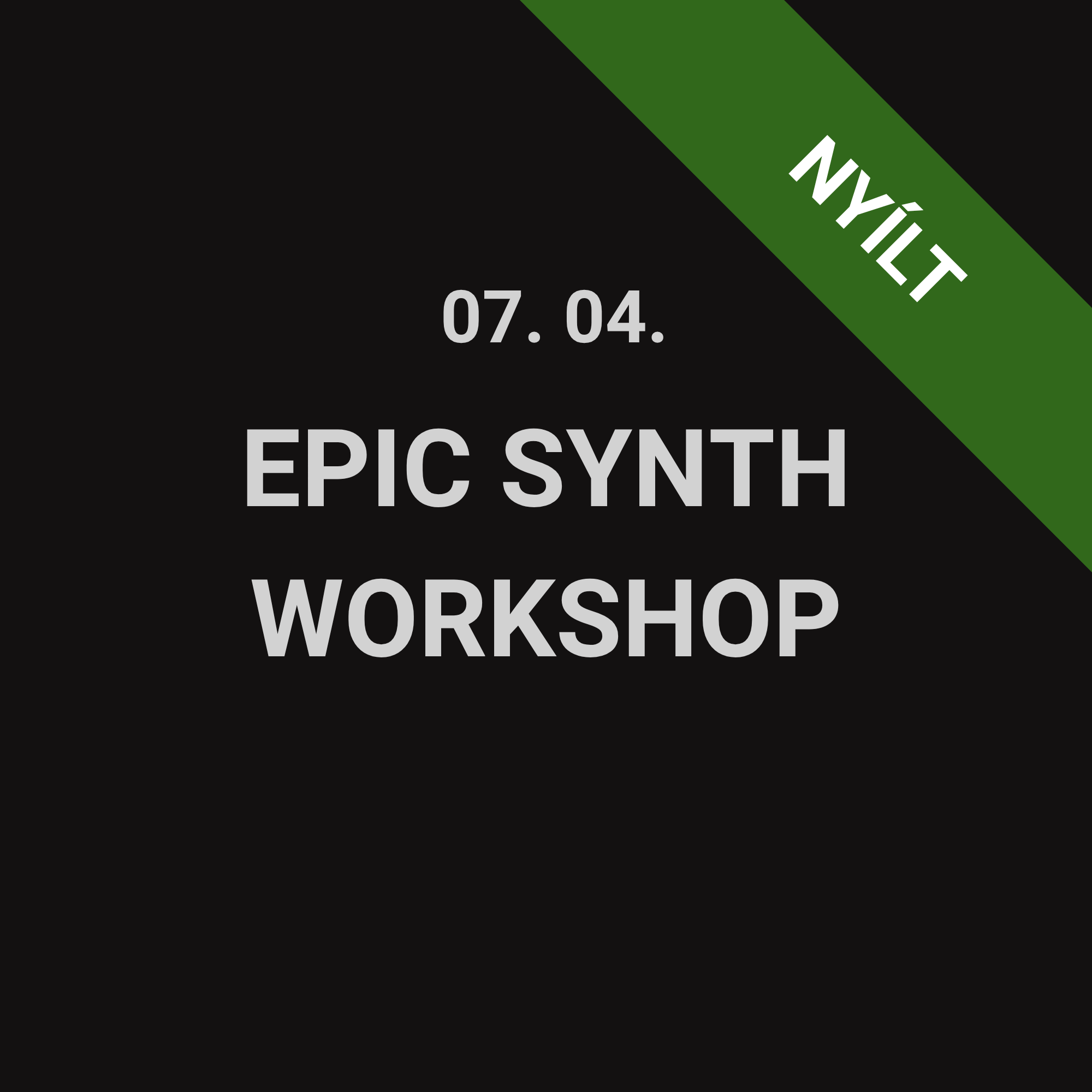 EPIC SYNTH WORKSHOP IAMYANKKAL @Manyi