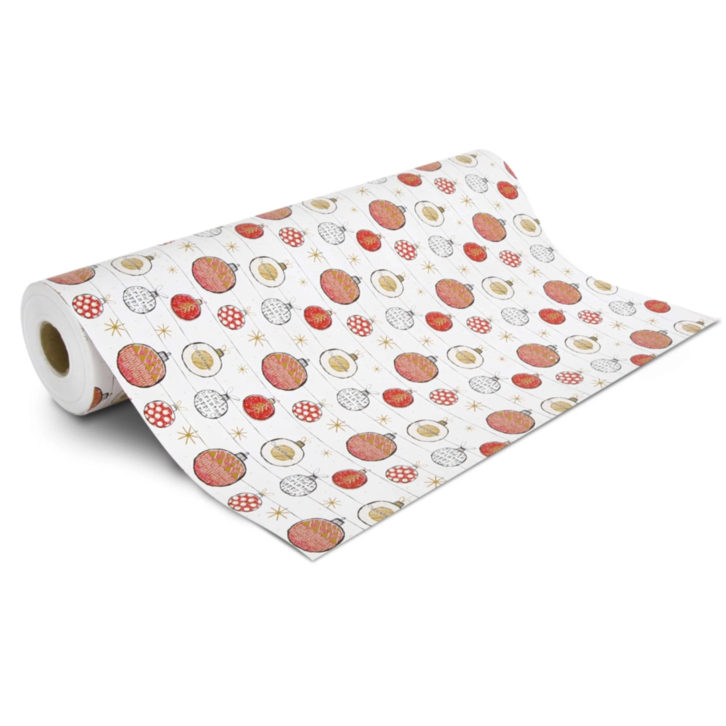 Christmas White Bauble Gift Wrap available across Ireland — Alliance