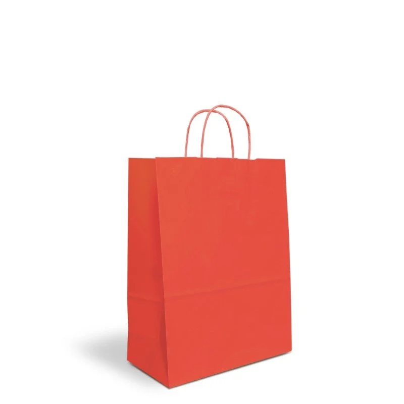 Coloured Paper Carrier Bags Available in 3 sizes and 7 colours! We