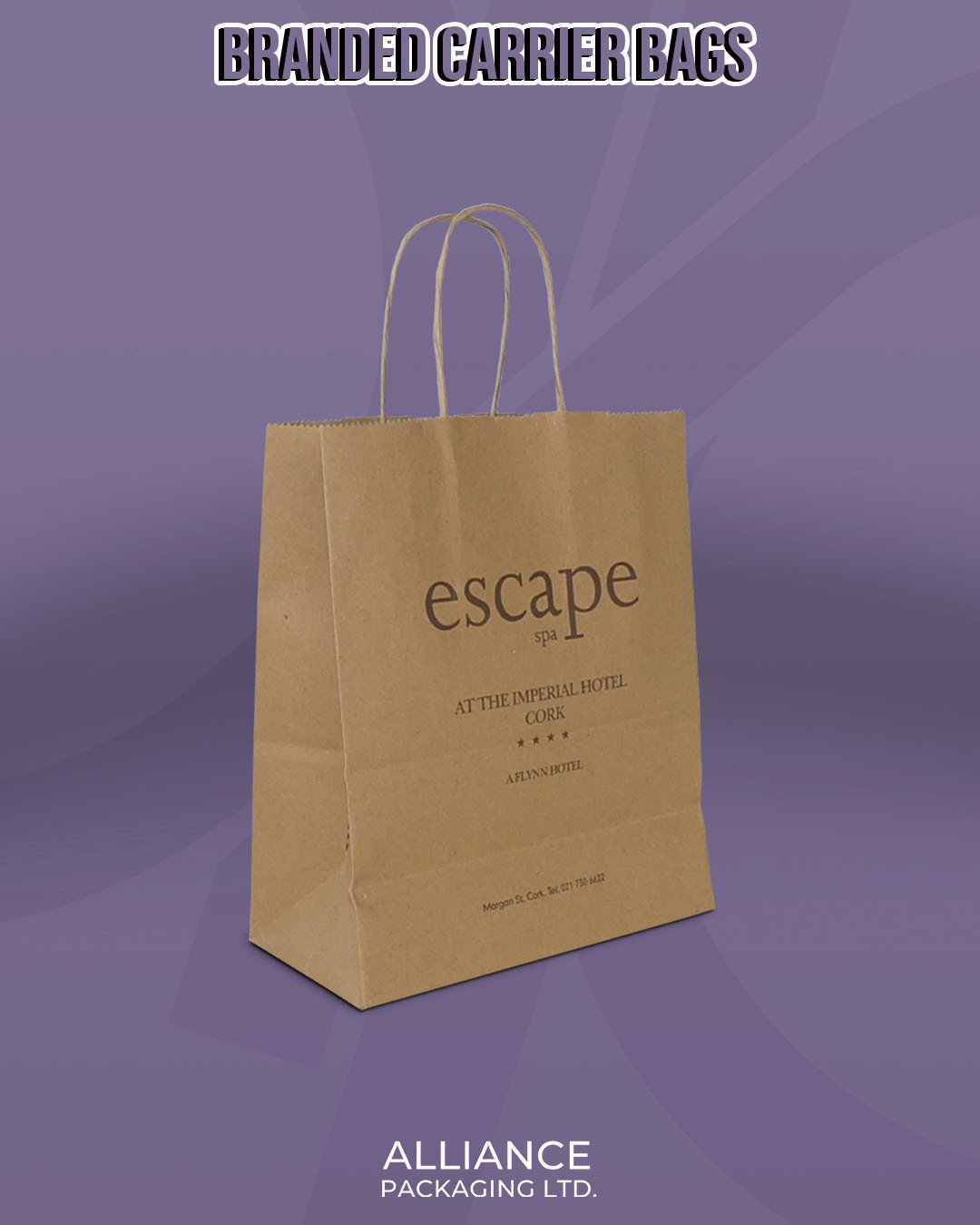 Printed Carrier Bags  instant online quote