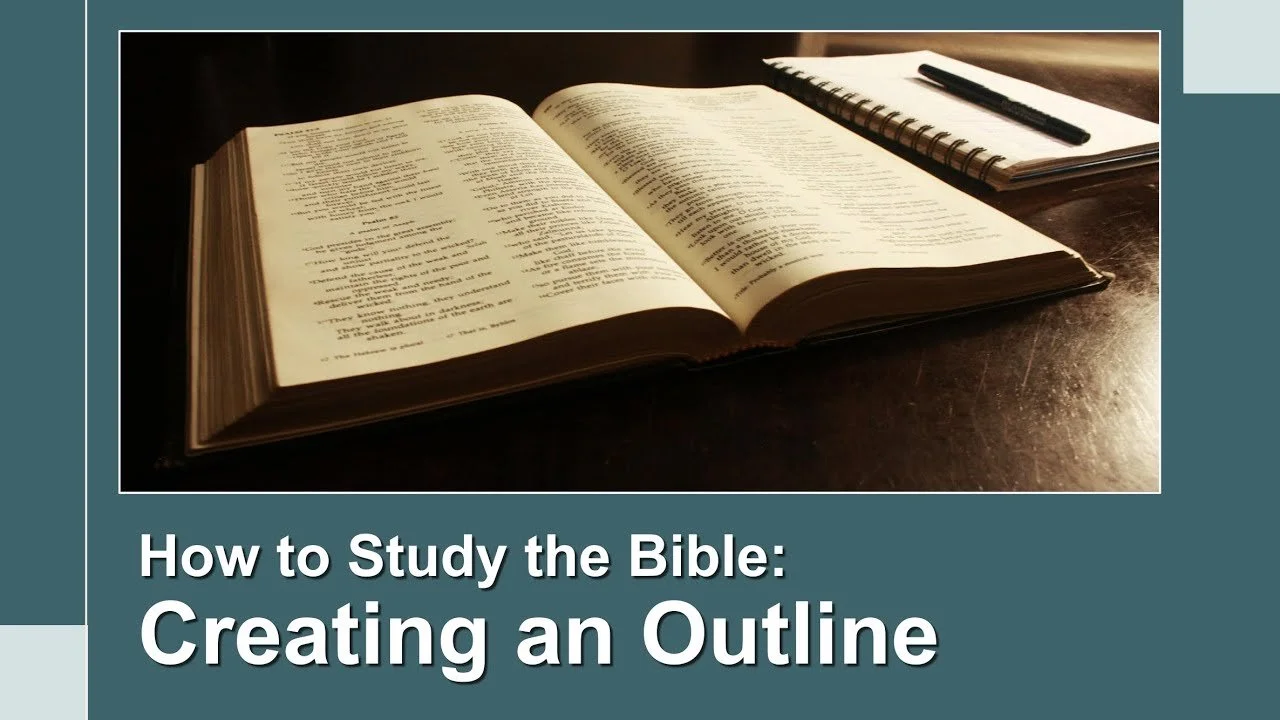 Bible Study: Creating An Outline episode artwork