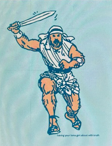 Ephesians 6 Shirt - Light Blue