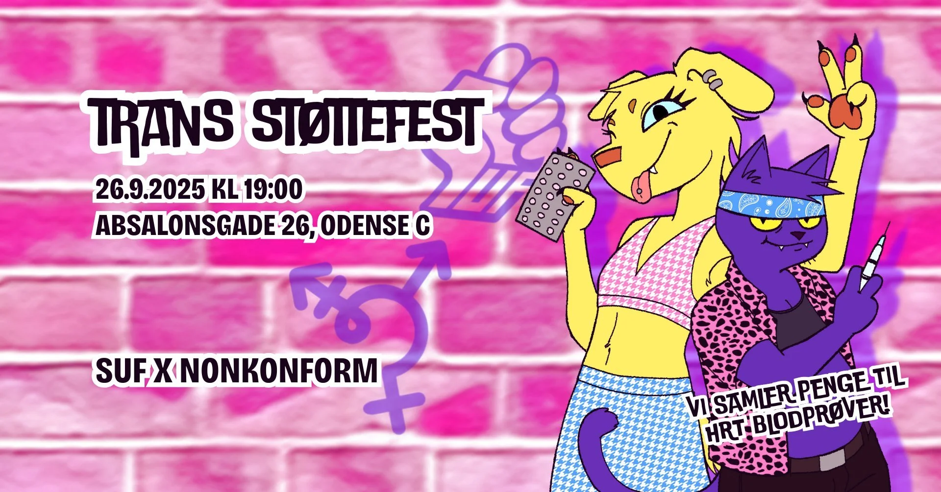 TRANS STØTTEFEST - SUF X NONKONFORM