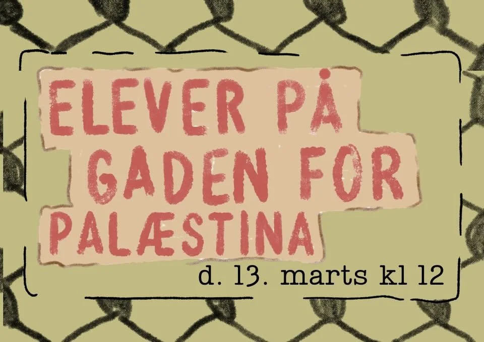 UNDERVISNINGSSTREJKE FOR PALÆSTINA I AARHUS