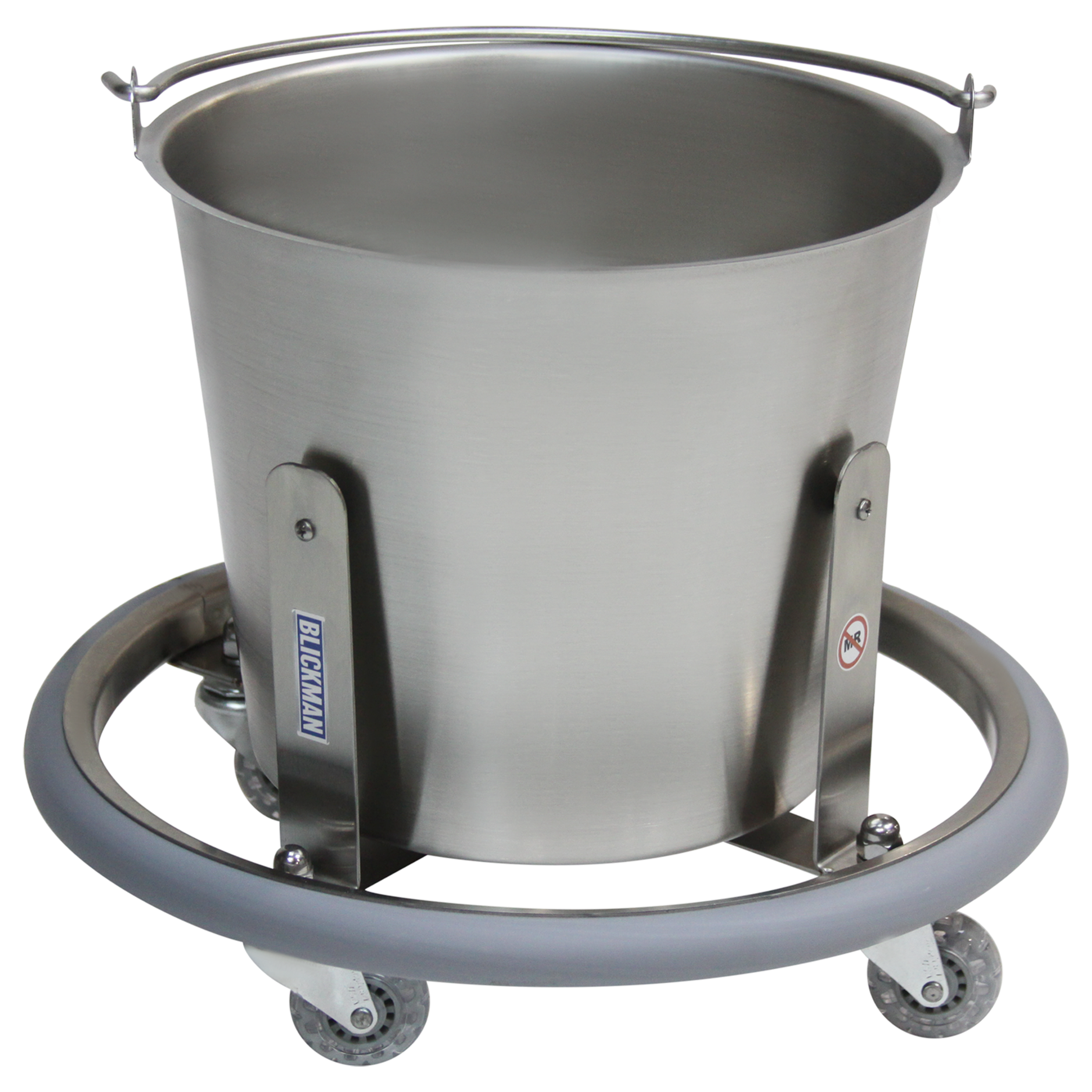 7766SS(-NP) Stainless Steel Lenox Medical Kickbucket with 13 Qt. Pail ...