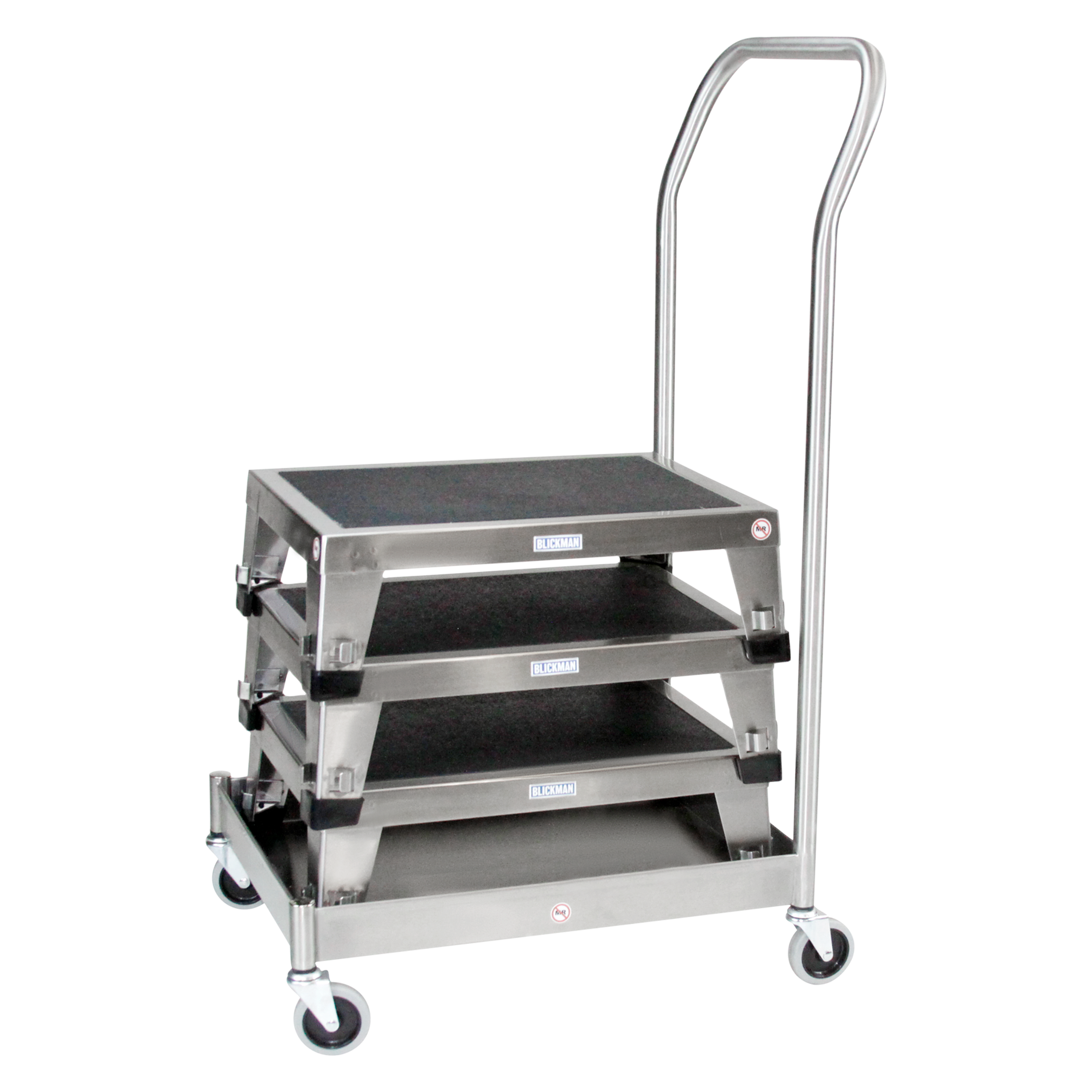Stack Foot Stools 1250 Chrome Foot Stool (Non-Skid 9