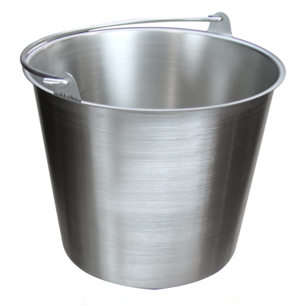 Stainless steel bucket with handle - Buckets & Measuring jugs