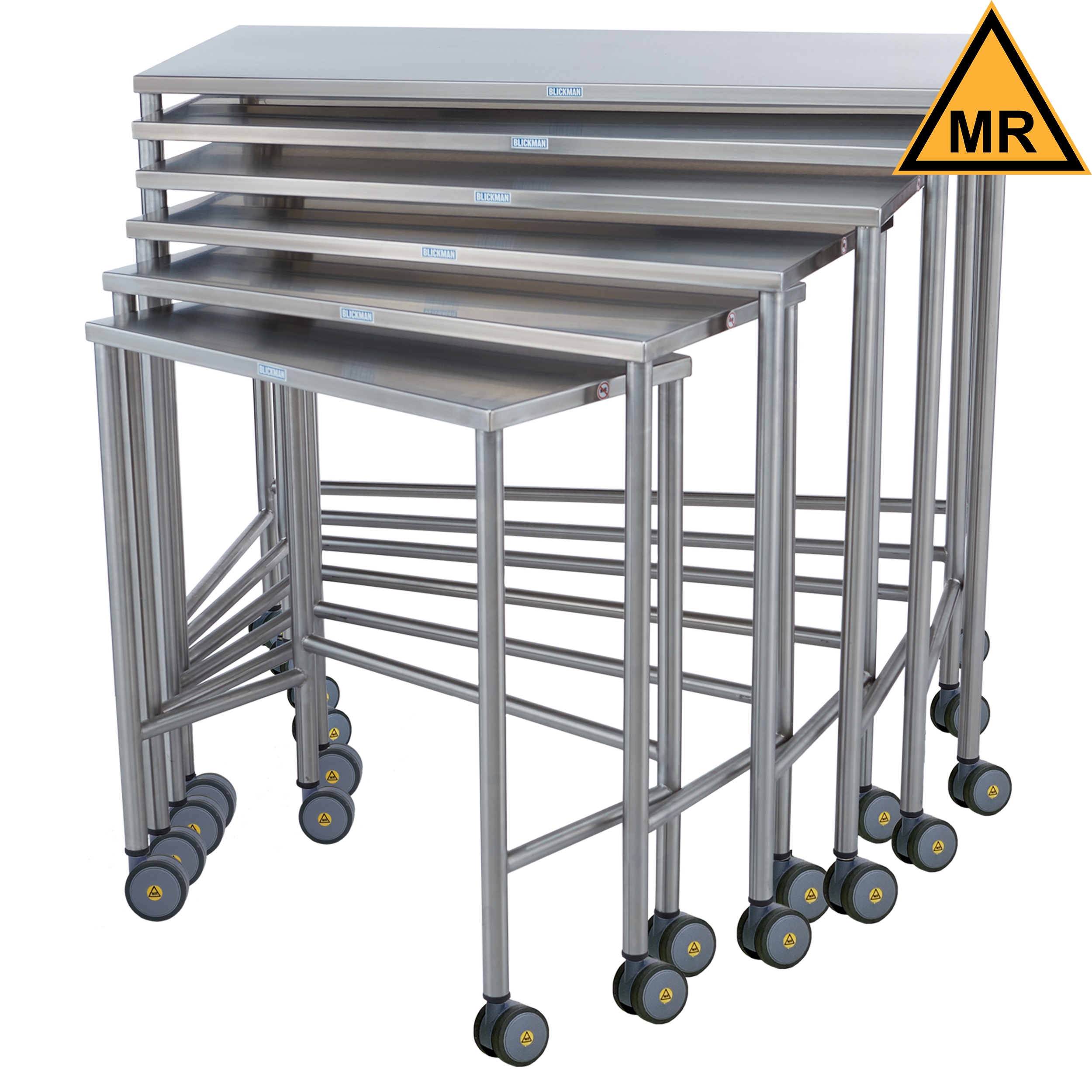 Stainless Steel Howard Medical Instrument Table with Shelf (Standard ...