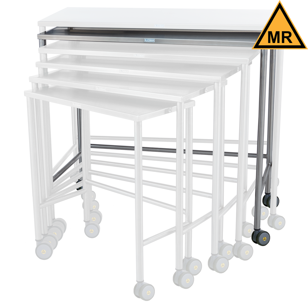 Stainless Steel Howard Medical Instrument Table with Shelf (Standard ...