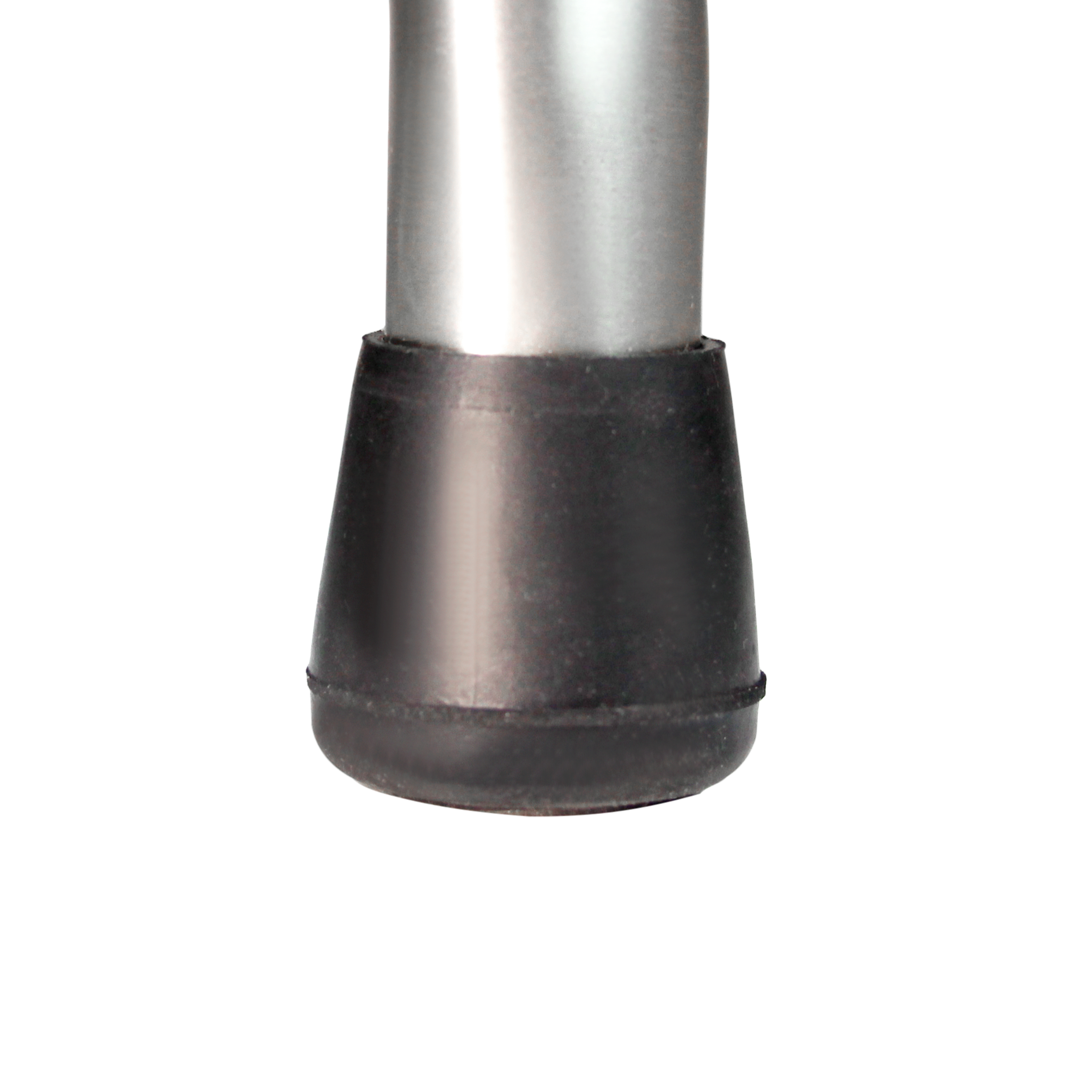 Black 1" Crutch Tip Compatible with Stainless Steel 7745SS/7745SS-P Clifton Medical Exam Stool and 7714-PSS Passaic Medical Exam Stool