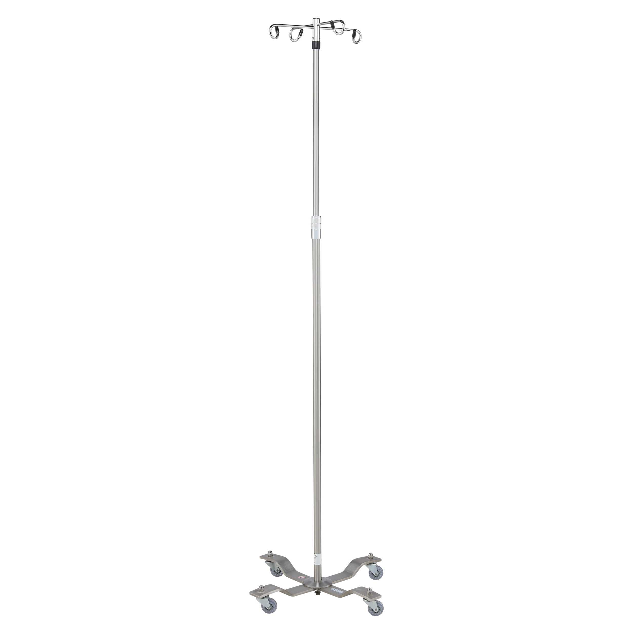 1410SS/8889SS/8890SS 4 Leg Stainless Steel IV Stands (2 or 4 Hooks