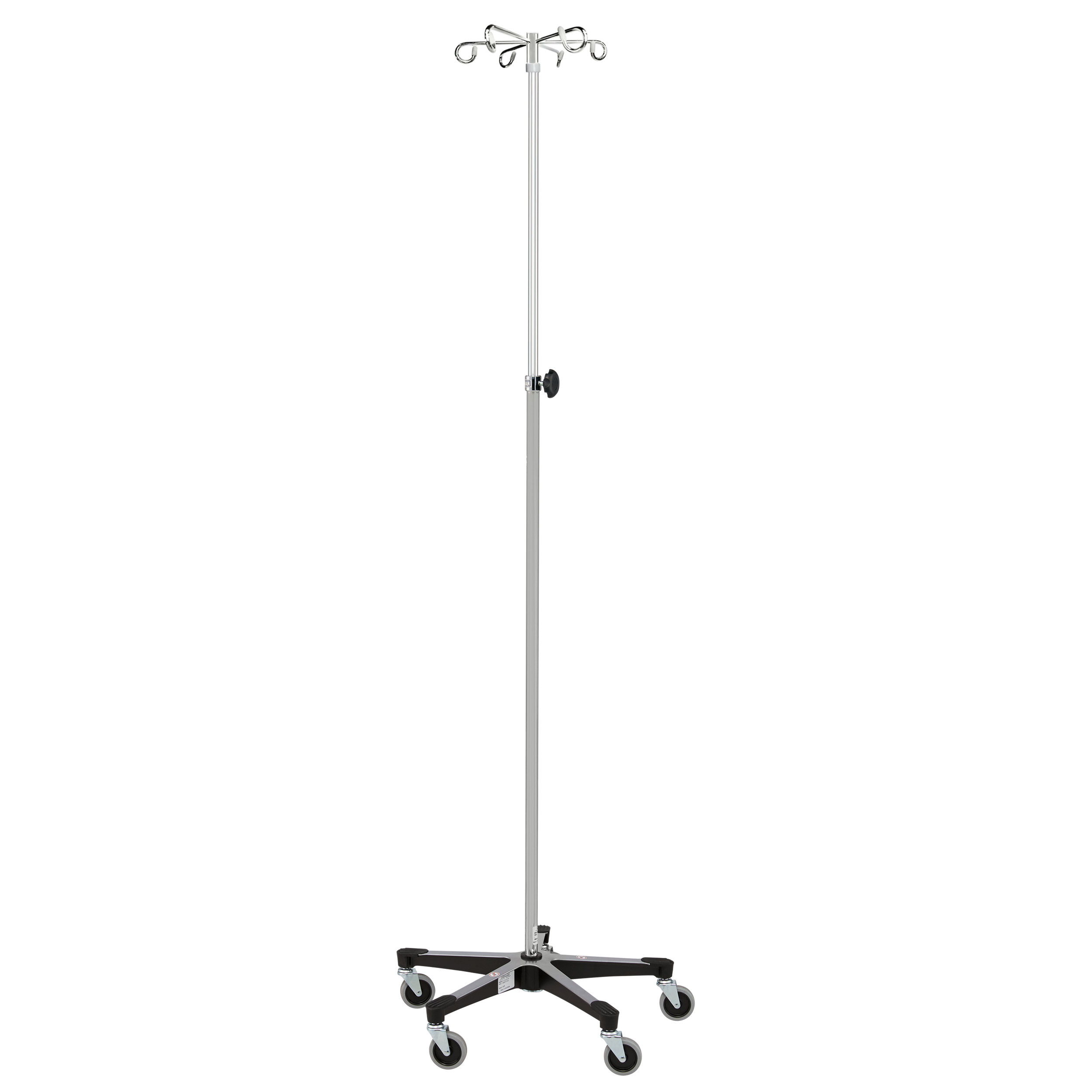1315/1350 5 Leg Chrome IV Stands (2, 4, or 6 Hooks) — Blickman