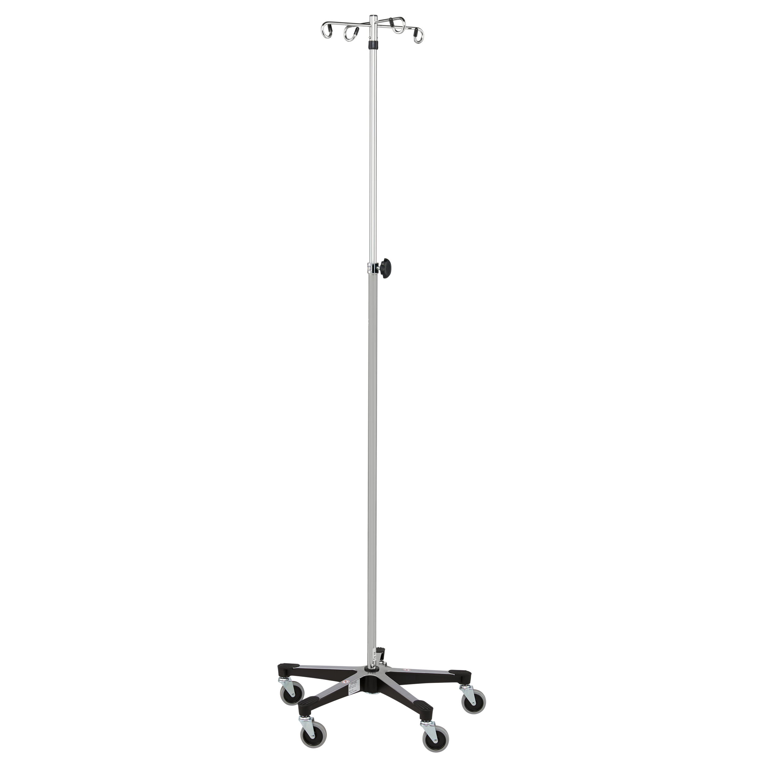 1315/1350 5 Leg Chrome IV Stands (2, 4, or 6 Hooks) — Blickman