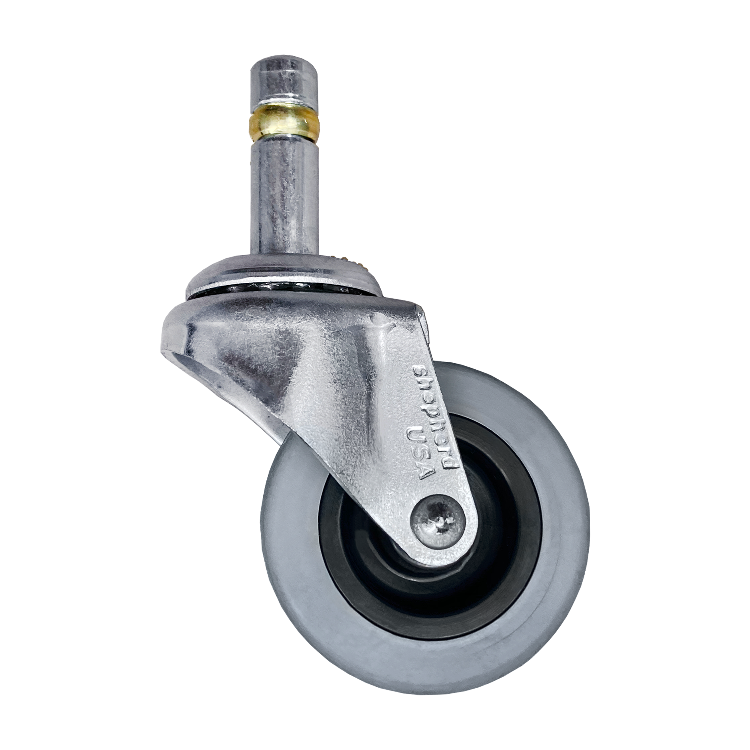 2" Hard Rubber Swivel Caster Compatible with Stainless Steel 7714-PSS(C) Passaic & 7745SS(-C) Clifton Medical Exam Stools