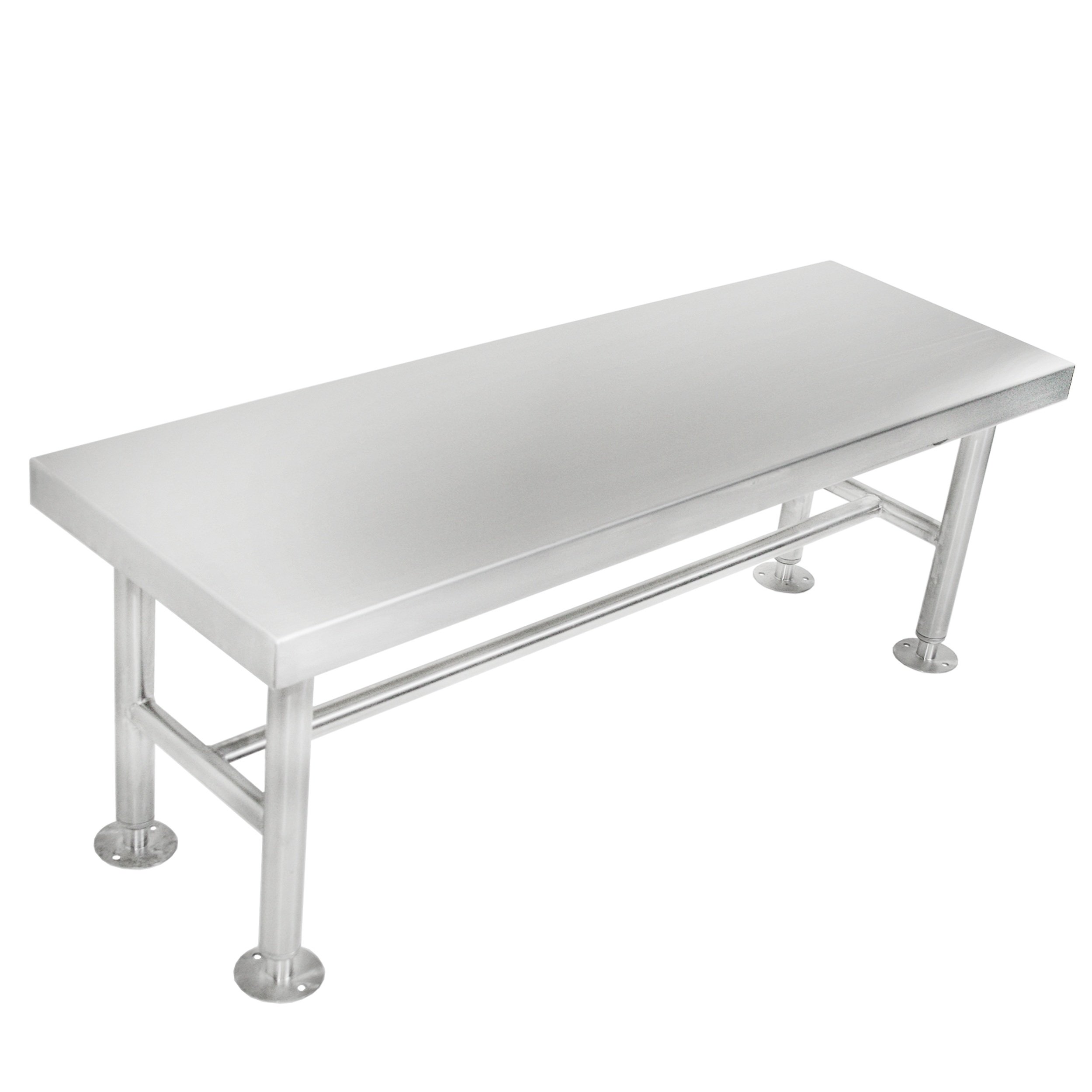 4100SS Stainless Steel Freestanding Medical Gowning Bench Ideal for Applying Personal Protective Equipment (PPE)