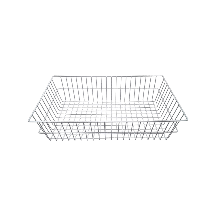 2440 Folding Stainless Steel Medical Utility Cart with 2 Wire