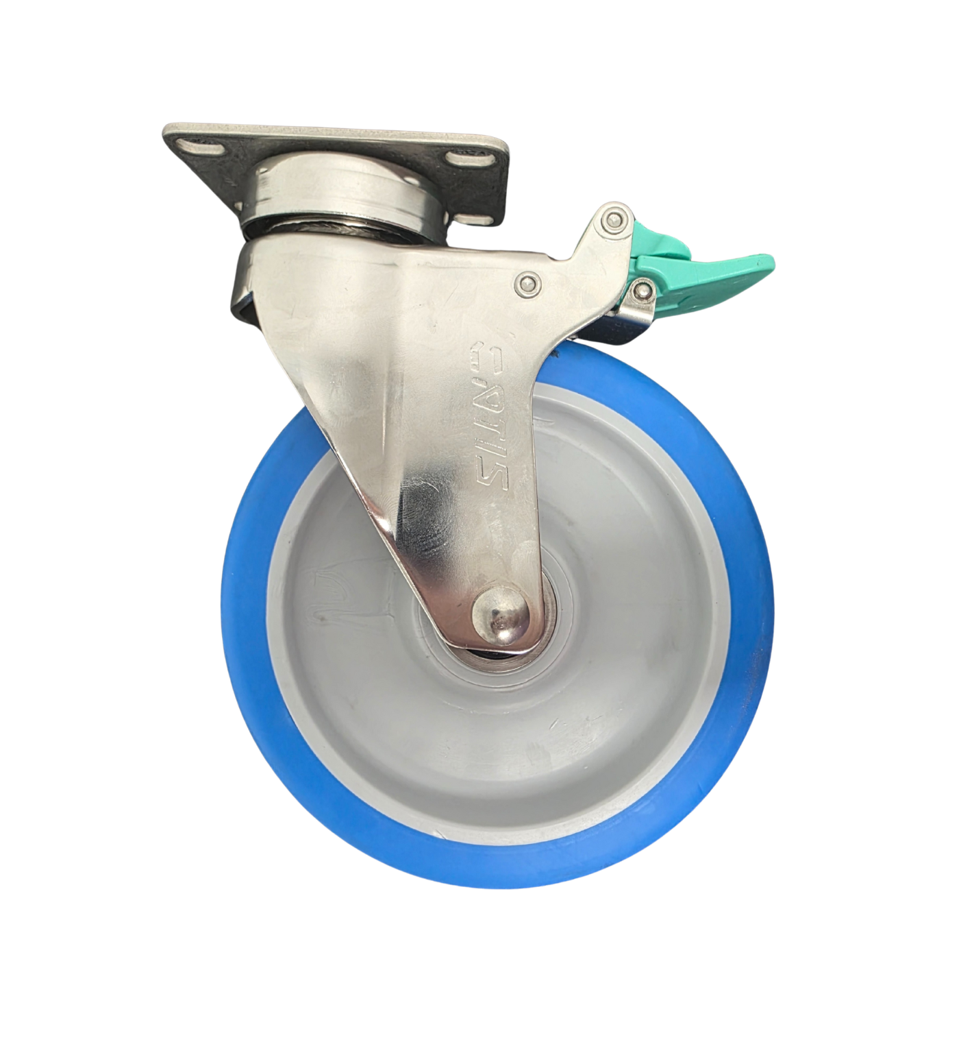 6" TPE Case Cart Caster w/(1) Position Swivel Lock