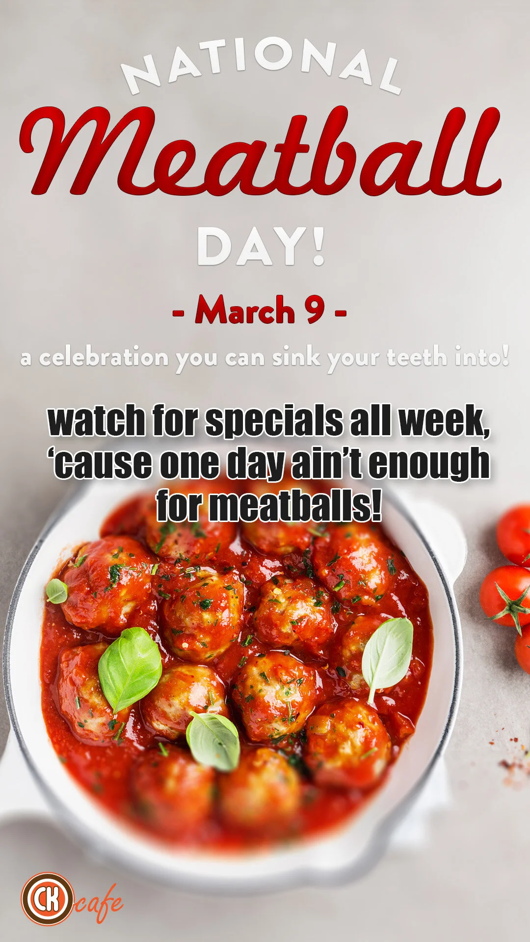 NATIONAL MEATBALL DAY