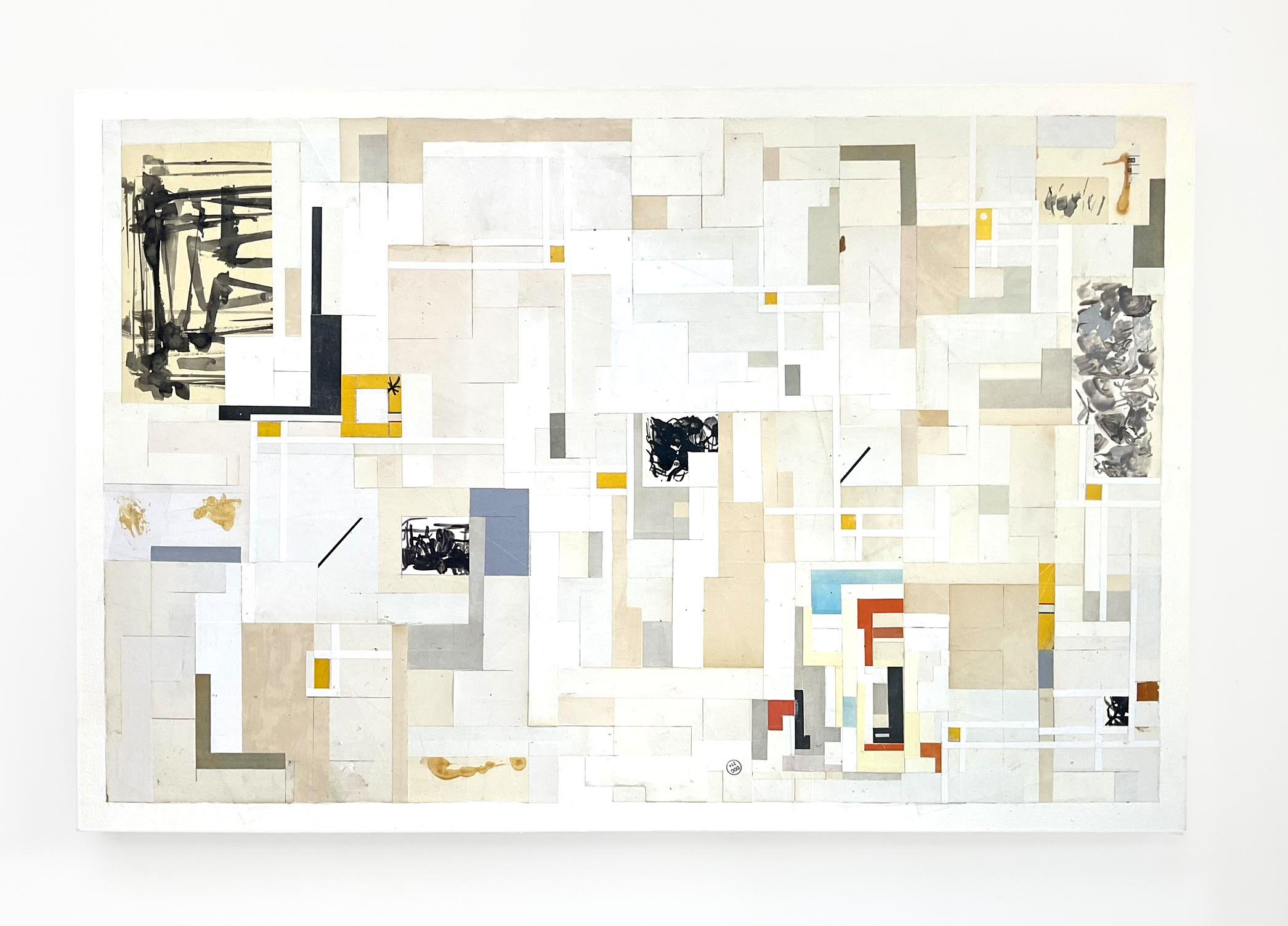Datum 9
Collage, ink, acrylic on Canvas
50 x 70cm
2023