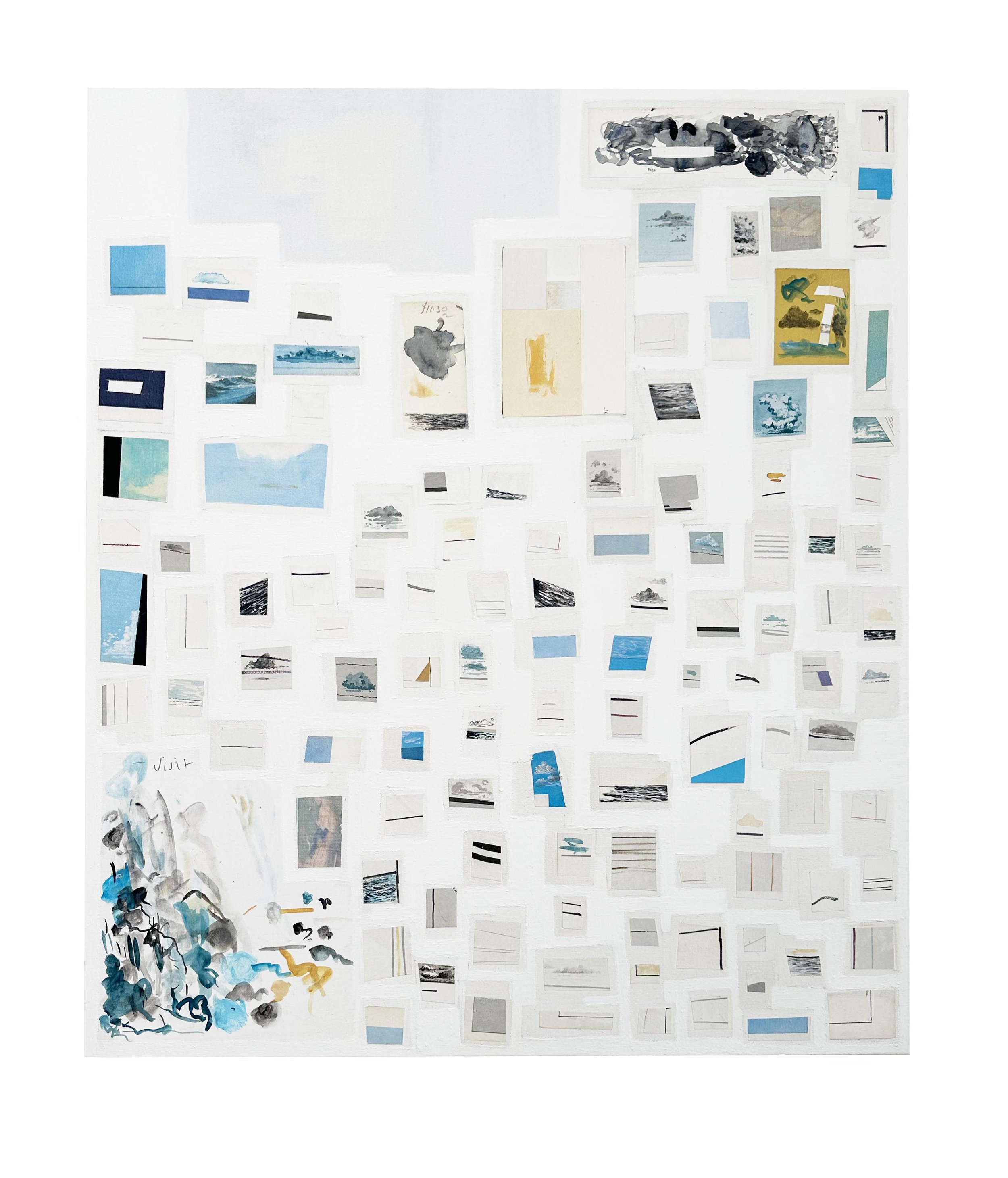 Datum 2
Collage, ink, acrylic on Canvas
50 x 70cm
2023